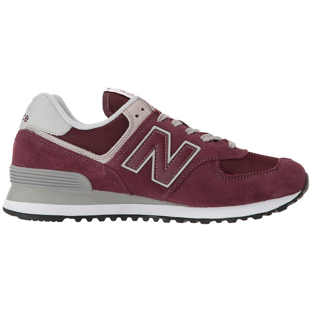 New Balance Classics WL574v2 Burgundy/White - Walmart.com - Walmart.com