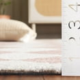 thumbnail image 5 of SAFAVIEH Ebony Alastar Checkered Area Rug, Pink/Ivory, 6' x 9', 5 of 8