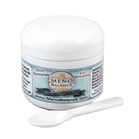 MenoBalance Micronized Natural Progesterone Cream 2 oz Jar - For Relief of Hot Flashes, Mood Swings, Low Libido and Other Menopausal Symptoms - Includes ? Tsp Measuring (Best Natural Female Libido Enhancer)