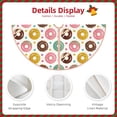 thumbnail image 5 of Balery Colorful Donuts Printed Christmas Tree Skirt , Merry Christmas Party Christmas Tree Decoration,Adjustable Tree Skirt-30", 5 of 8