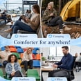 thumbnail image 6 of Keyroal Portable Airplane Seat Cushion | Cool Gel Seat Cushion with Foldable Design & Breathable Fabric, 6 of 9