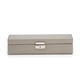 thumbnail image 1 of Caja fuerte WOLF Heritage Pewter Saffiano con cerradura y llave, 1 of 6