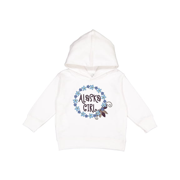 Inktastic Alaska Girl Forget-me-not Flower Toddler Hoodie