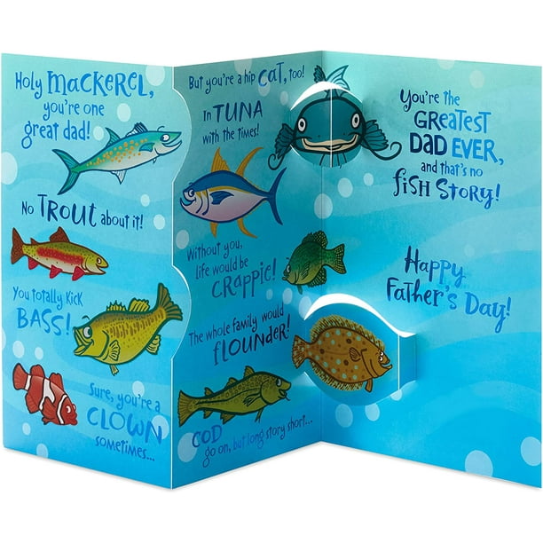 Hallmark Funny Father's Day Card (Fishing Puns) 