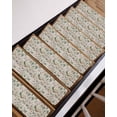 thumbnail image 7 of Stair Treads for Wooden Steps, Pastoral Botanical Peel and Stick Stair Treads with Adhesive, Vintage Mushroom Spring Summer Flowers Non Slip Indoor Stairs Runner Rugs Mats for Elders Dogs 8"x30"7PCS, 7 of 7