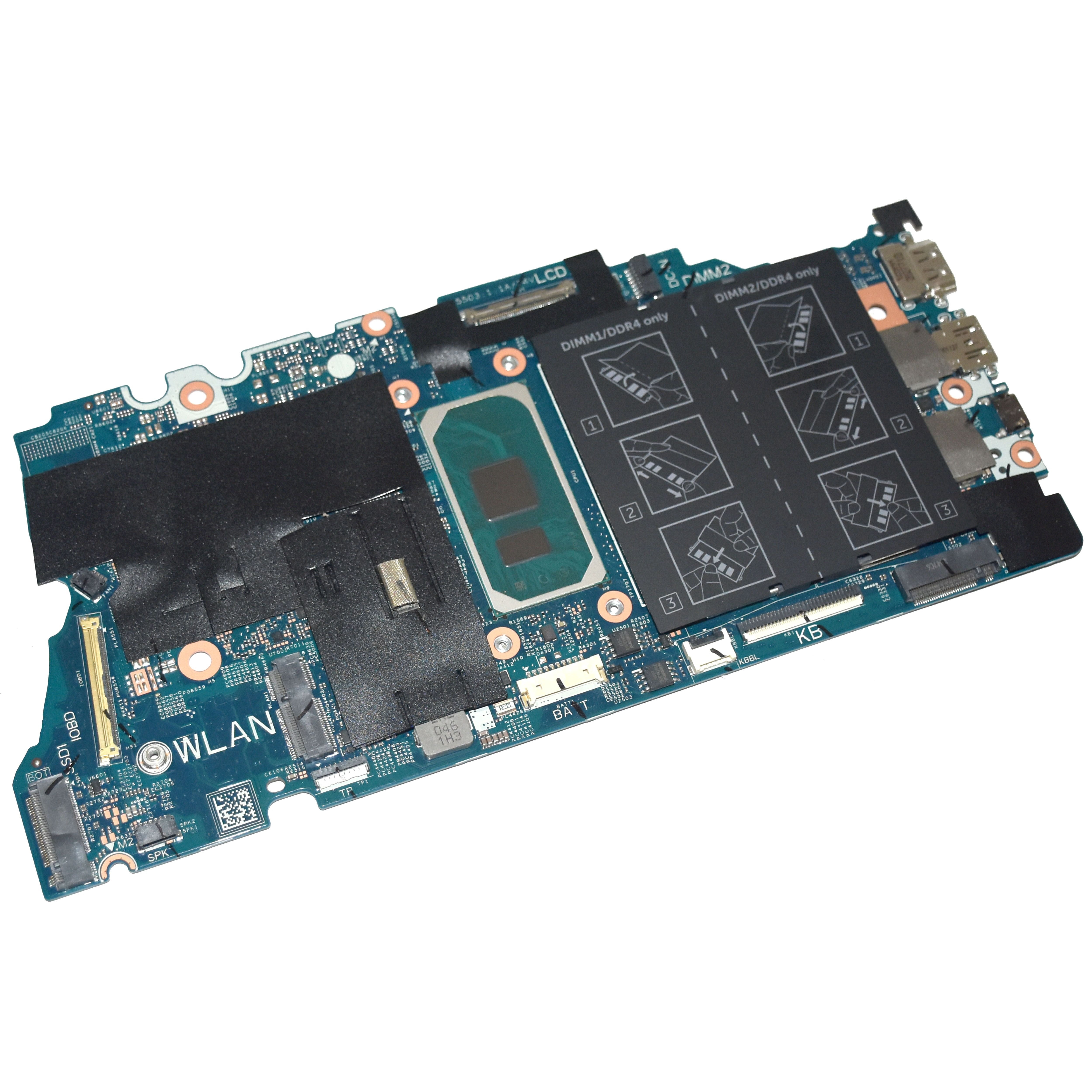 Pre-Owned Dell Inspiron 15 5501 Motherboard, i5-1035G1, 1.0GHz, DDR4 Intel UHD - TG76R