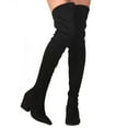 thumbnail image 3 of Shoe'N Tale Woman Suede Thigh High Over The Knee Boots, 3 of 3