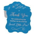 thumbnail image 1 of Inkdotpot Pack Of 100 Thank You For Celebrating The Mother To Be Baby Shower Paper Tags DIY Craft Bracket Shape Real Rose Gold Foil Hang Tags, 1 of 7