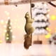 thumbnail image 2 of Decoraciones Del Árbol de Navidad Lindas Ardillas Realistas Colgando Figuras de Pino Conos Animales Del Bosque, Espuma Marrón 12.6x5.91x2.36In, Mini Árbol de Navidad, 2 of 6