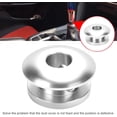 thumbnail image 3 of HUGFEGWE Shift Knob Limiter, Universal Car Shift Knob Boot Retainer Limiter Shifter Shifting Head Buckle Stopper (Silver) CJB91-46200, 3 of 9