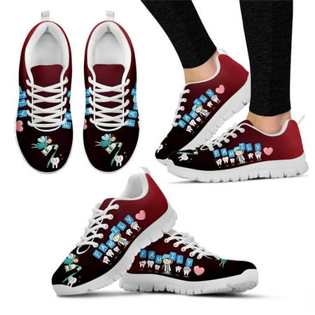 

2024 Men Lace Up Flats Sneakers Cartoon Galaxy Dental/Tooth/Dentist Print Casual Shoes For Women Designer Footwear Ladies Shoes