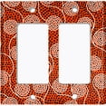 thumbnail image 6 of Metal Light Switch Plate Cover Colorful Safari African Tribal Art Pattern SFR026, 6 of 13