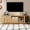 70" Acacia Wood, variant on Hemvt 78.7" Wide Entertainment Center with Hidden Sliding Storage & Rounded Corners, Timeless American Style TV Stand, Antique brown