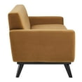 thumbnail image 3 of Modway Engage Performance Velvet Loveseat in Cognac, 3 of 8