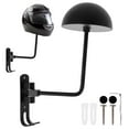 thumbnail image 3 of Helmet Holder Wall Mounted 180° Rotation Helmet Hanger Stainless Steel Wall Helmet Stand Multipurpose Helmet Storage Hook Motorcycle Helmet Holder for Motorcycle and Bike Helmets, 3 of 11