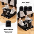 thumbnail image 2 of Gymax Under Desk Elliptical Machine w/ Display Monitor Remote Control for Home Office Black, 2 of 10