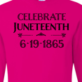 thumbnail image 4 of Inktastic Celebrate Juneteenth Long Sleeve T-Shirt, 4 of 5