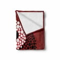 thumbnail image 2 of Ying Yang Soft Flannel Fleece Blanket, Abstract Graphic Design Yin Yang Circle Black and White Dots Pattern Cosmos and Energy, Cozy Plush for Indoor and Outdoor Use, 60" x 80", Red, by Ambesonne, 2 of 6
