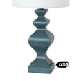 thumbnail image 4 of Lux Lighting  32" Blue Classy Table Lamps (Set of 2)  3-Way Switch, 4 of 5