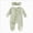 D248-Green, variant on Newborn Preemie Baby Bodysuits & One-Pieces Baby Girls Footies Zip Up Rompe Newborn Fart Coat Long Sleeve Pack Foot Climb Beige Rompers Baby Gift