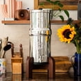 thumbnail image 4 of Phoenix Gravity Handmade Premium Teak Wood Stand - Specially Designed for 2.25 Gallons Water Filter Systems,Compatible with Berkey,Waterdrop,Purewell, & Other Countertop Water filter systems., 4 of 8
