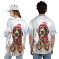 thumbnail image 5 of Playful German Shorthaired Pointer Welcomes Winter Snowy Day with Cardinal Bird All Over Print 3D Baseball Shirt GSP Lover Dog Gift Softball Sport - 2017, 5 of 6