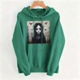 thumbnail image 4 of Molidfa Women's Ghost Girl Hoodie Spooky Bat Graphic Oversized Halloween Pullover Sweatshirt, 4 of 5