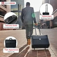 thumbnail image 3 of AlpineSwiss 19" Wheeled Briefcase Rolling Case Sales Sample Pilot Lawyer Attache, 3 of 10