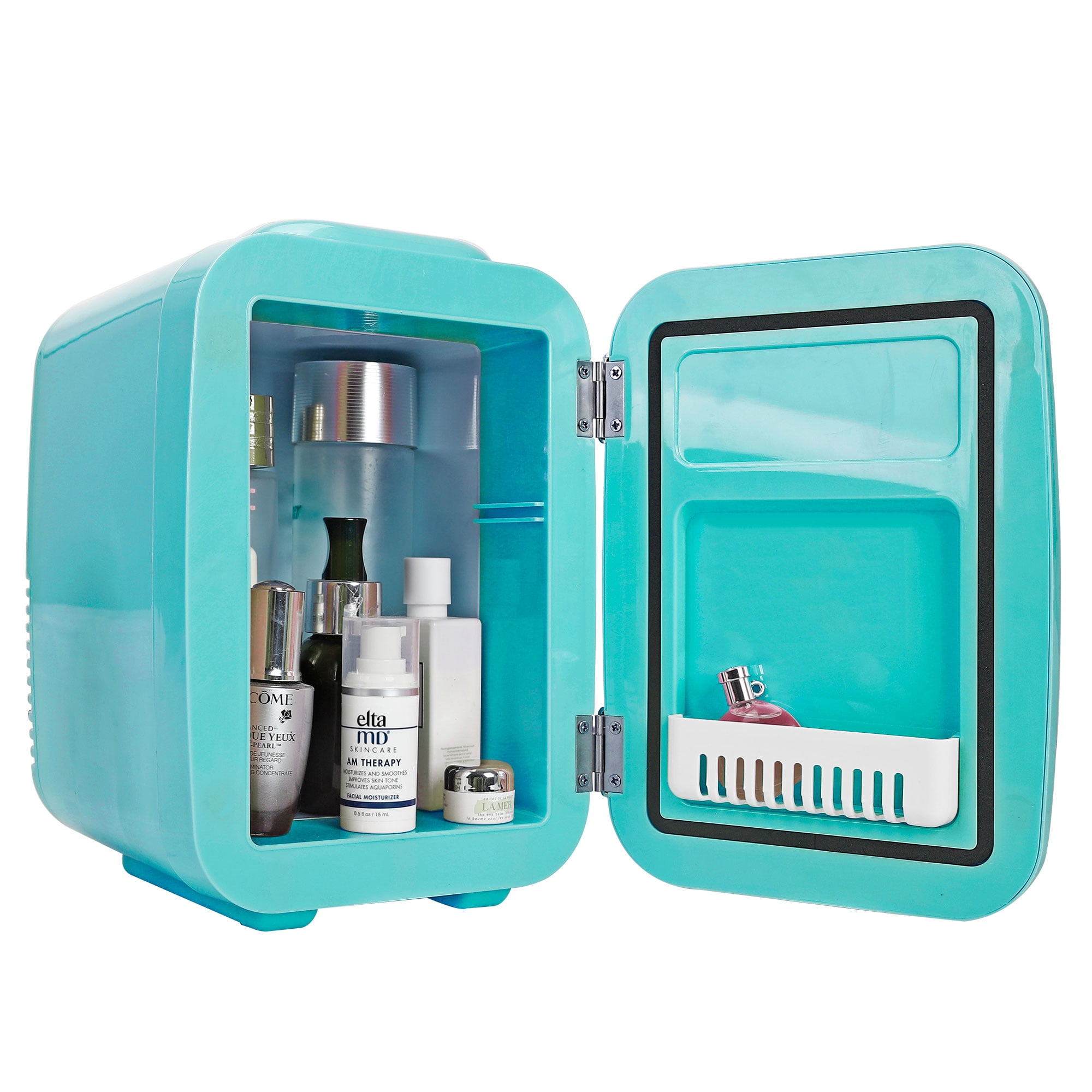 Caynel 4L Portable Eco-Friendly Thermoelectric Mini Fridge Teal, 459 lb, 110 V