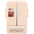 thumbnail image 1 of Miangastore Beige Mini Fridge with Lock for Micro Garden and Window Display 7.3x6x12cm Size Abs Material, 1 of 8