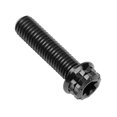 thumbnail image 3 of Wanyifa Titanium Flange 12 Point Head M10 x20 25 30 35 40 45 50 55 60 65 70 mm Bolt Screw,M10x45mm Pitch 1.25mm,Black,4 Pcs, 3 of 7