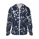 thumbnail image 1 of Fotbe Cherry Blossoms on Navy Background Chaqueta con Protección Solar UPF 50+ para Hombre y Mujer, Camisa con Capucha y Bolsillos-Medium, 1 of 7