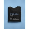 thumbnail image 3 of Funcle Noun Definition Sweatshirt Men -GoatDeals Designs, Male Large, 3 of 4