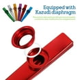 thumbnail image 3 of HLONK 6 Pcs Kazoo Percussion Instruments Metal Musical Instruments For Adults Kids, 3 of 6