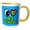 Yellow/White, variant on 3drose, Bright Eye Heart I Love My Uncle, 11oz Mug