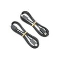 thumbnail image 2 of 1pc/2pcs Type-C Charging Cable for PS5 slim Wireless Controller Extension Power Cable Data Sync Cord Charging Wire Black, 2 of 11