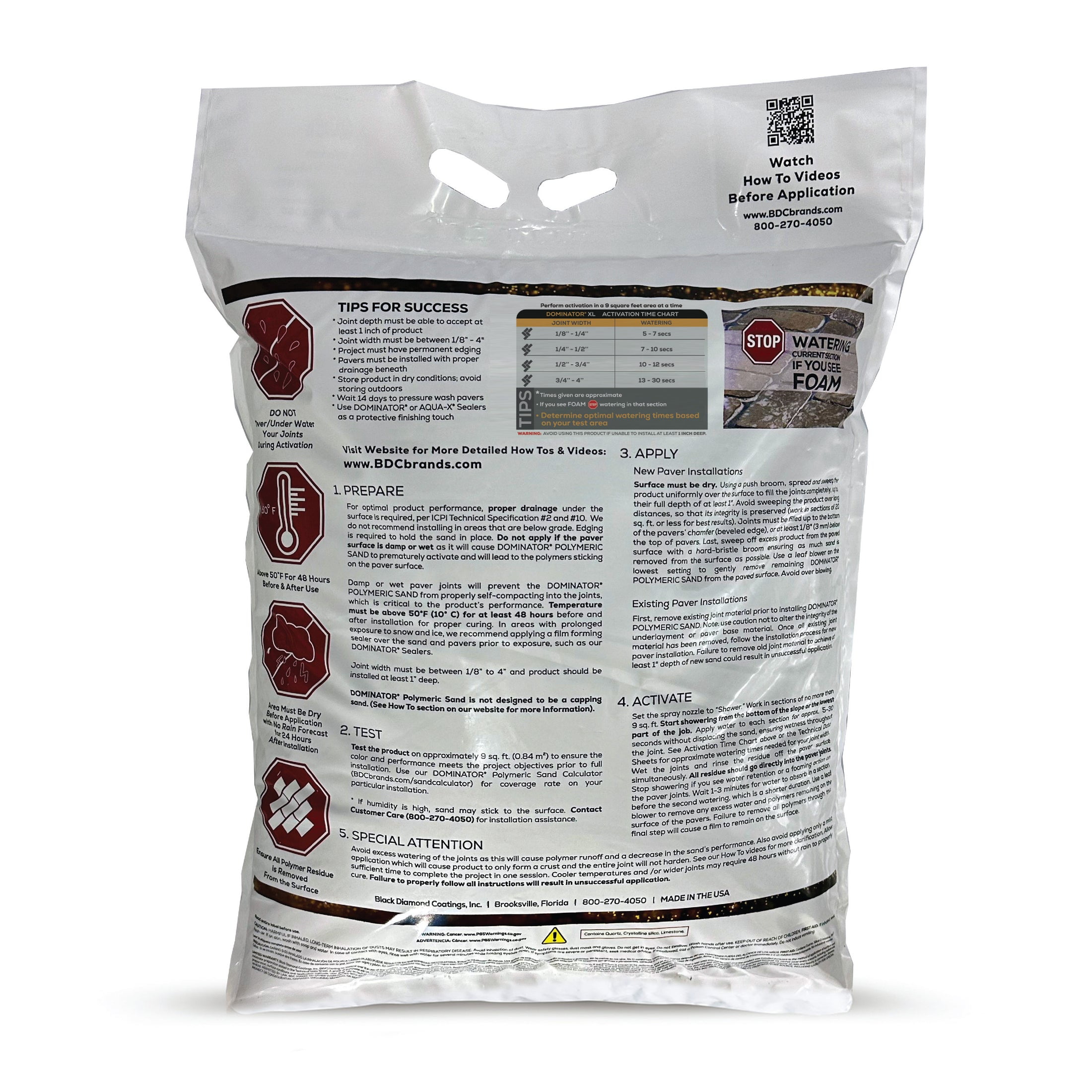DOMINATOR XL 40 lbs. Gray Beige Polymeric Sand, Pro-Graded Paver Joint Sand