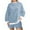 Light Blue, variant on Striped Loungewear Sets for Women 2 Piece Oversized Outfits Long Sleeve Tops and Shorts Sweater Sweatsuit Set Going out Outfits Set S-142 Dark Gray M