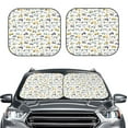 thumbnail image 2 of Yiaed Transport 1 Print Car Front Windshield Sun Shade,Foldable Anti-UV Car Sunshade for Front Window for Most Vehicles-Small, 2 of 5