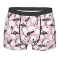thumbnail image 5 of Uemuo Pineapple Flamingo Pattern Men's Boxer Briefs,Trunk Anti-Chafing,Comfortable, Durable, and Stylish Underwear-, 5 of 9
