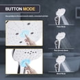thumbnail image 2 of 8/9/10 inch Shower Head and Handheld Combo, High Pressure Dual Rainfall Shower Head 3-5 Shower Modes, Shower Head Set with 3-way Water Diverter&Suction Cup Holder&60inch Hose, White/Sliver/Black, 2 of 13