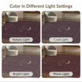 thumbnail image 7 of ODIKA 2'x3' Washable Samll Area Rug Non-Slip, Low Pile Gold Burgundy Celestial Moon Design Mystical Botanical and Star Motif for Entryway, Kitchen, Laundry Room, 7 of 7