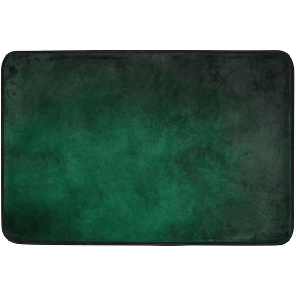 Dark Green Bathroom Rug 16x24 inch,Non Slip Soft Bath Rugs Water Absorbent Bath Mat for Shower Bathroom Floor Rugs Outdoor Doormats