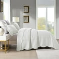 thumbnail image 4 of MarCielo 3-Piece Elegantly Embroidered 100% Cotton Oversized Quilt Bedspread Set TG, 4 of 5