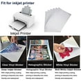 thumbnail image 5 of 20sheets A4 Printable Paper Vinyl Sticker Paper for Inkjet Printer Vinyl Waterproof Sticker, 5 of 9