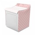 thumbnail image 2 of Pink Damask Washer Cover, Victorian Inspired Monochrome Floral Girly Delicate Repetitive Pattern, Easy to Use Bathroom Accent Fabric, 29" x 28" x 40", Pale Pink and Ivory, by Ambesonne, 2 of 3