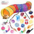 thumbnail image 1 of Summary Pet Cat Toy Set 21 Pcts Cat Channel Funnies Stick Plush Mouse Amazon Combination Toy, 1 of 7