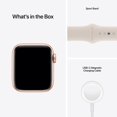 thumbnail image 3 of Apple Watch SE (GPS, 40mm) - Gold Aluminum Case with Starlight Sport Band, 3 of 4