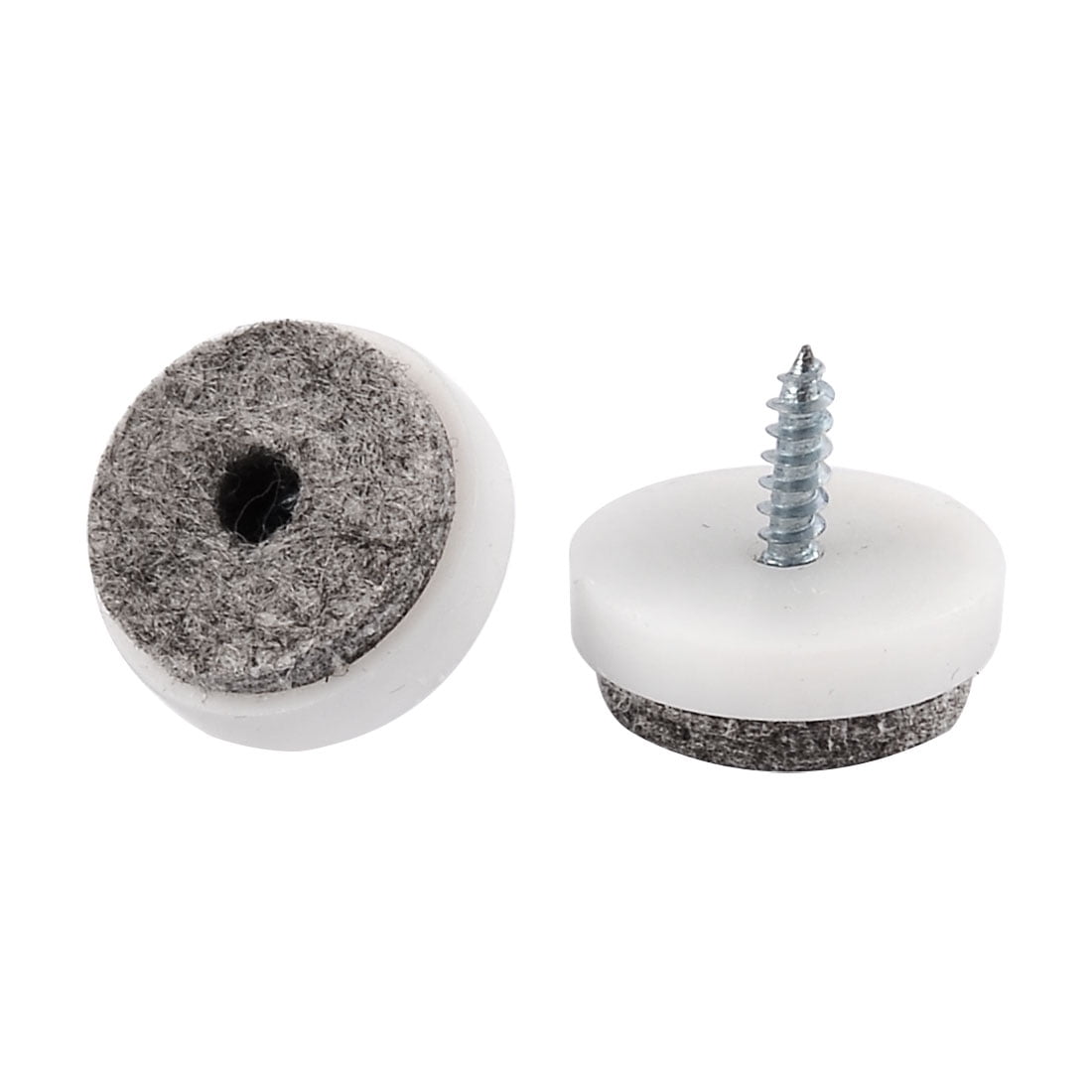 Sofa Chair Leg Nonslip Screw Floor Felt Pad Nail Protectors 25mm Dia