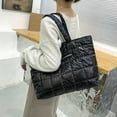 thumbnail image 6 of Wovilon Women'S Tote Bag Large Shoulder Bag,Tote Padded Winter Handbag Space Tote Bag Feather Shoulder Bag Shopping, 6 of 7